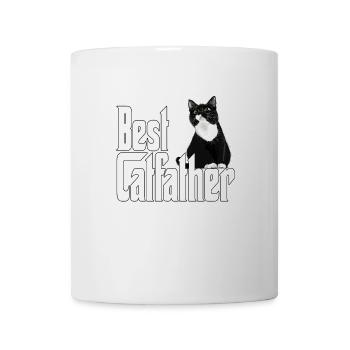 Chat Papa Meilleur Catfather Jamais Fou Chat Père Kitty - Mug blanc - blanc - Devant