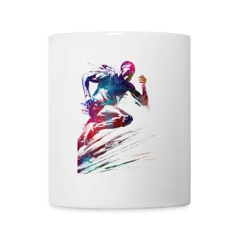 Runner sport art #runner #sport #jogging - Mug - white - Front