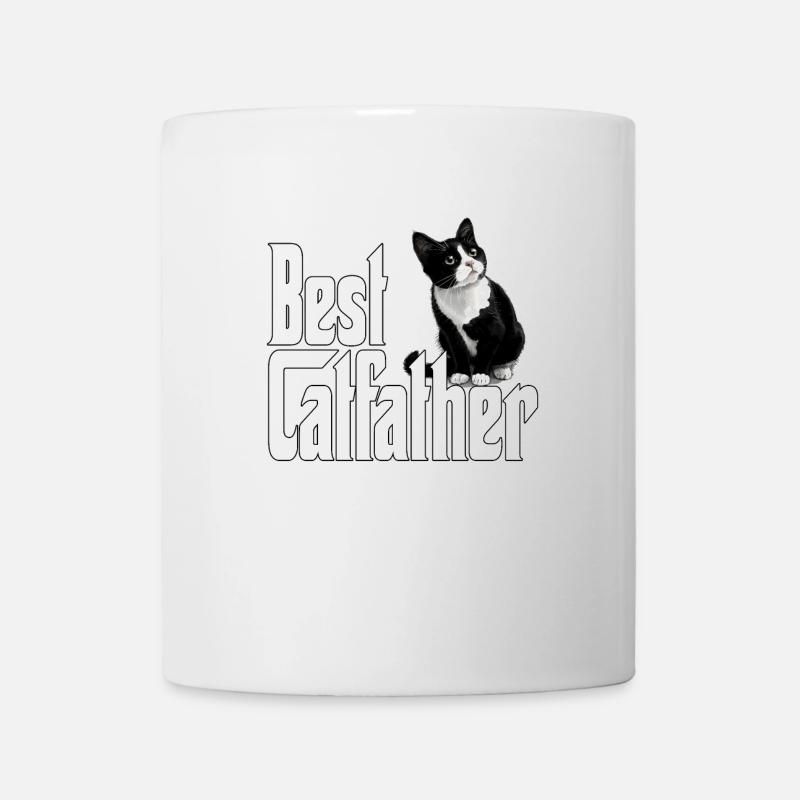 Cat Dad Best Catfather Ever Crazy Cat Father Kitty - Tasse - Weiß