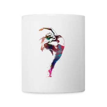 Gymnastics sport art #gymnastics #sport - Mug - white - Front