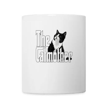 Chat Maman La Catmère Chat Folle Chat Mère Kitty Maman - Mug blanc - blanc - Devant