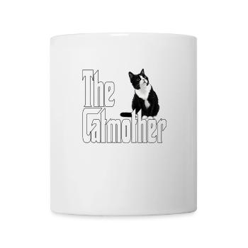 Chat Maman La Catmère Chat Folle Chat Mère Kitty Maman - Mug blanc - blanc - Devant