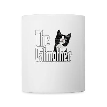 Chat Maman La Catmère Chat Folle Chat Mère Kitty Maman - Mug blanc - blanc - Devant