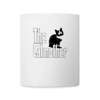 Chat Maman La Catmère Chat Folle Chat Mère Kitty Maman - Mug blanc - blanc - Devant