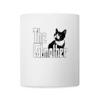 Chat Maman La Catmère Chat Folle Chat Mère Kitty Maman - Mug blanc - blanc - Devant