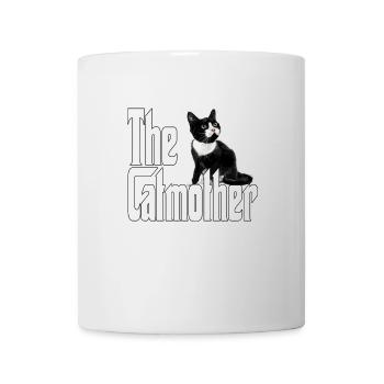 Chat Maman La Catmère Chat Folle Chat Mère Kitty Maman - Mug blanc - blanc - Devant