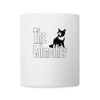 Chat Maman La Catmère Chat Folle Chat Mère Kitty Maman - Mug blanc - blanc - Devant