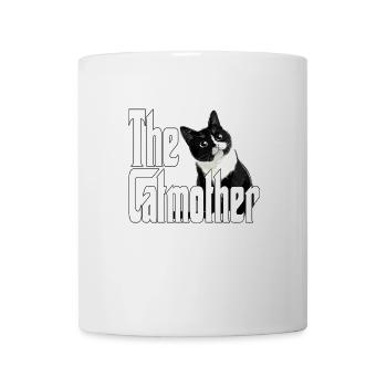 Chat Maman La Catmère Chat Folle Chat Mère Kitty Maman - Mug blanc - blanc - Devant