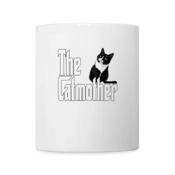 Chat Maman La Catmère Chat Folle Chat Mère Kitty Maman - Mug blanc - blanc - Devant