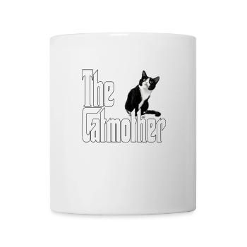 Chat Maman La Catmère Chat Folle Chat Mère Kitty Maman - Mug blanc - blanc - Devant