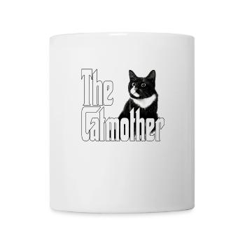Chat Maman La Catmère Chat Folle Chat Mère Kitty Maman - Mug blanc - blanc - Devant