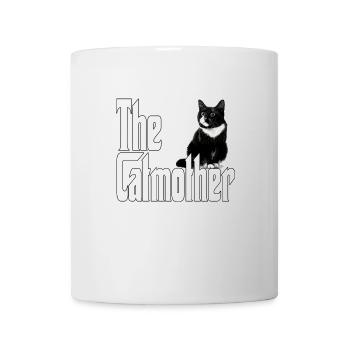 Chat Maman La Catmère Chat Folle Chat Mère Kitty Maman - Mug blanc - blanc - Devant