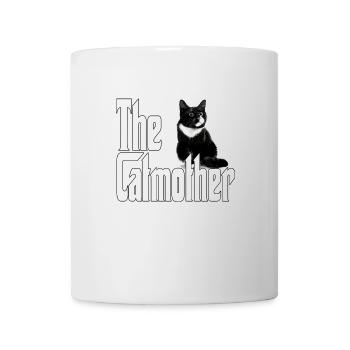 Chat Maman La Catmère Chat Folle Chat Mère Kitty Maman - Mug blanc - blanc - Devant