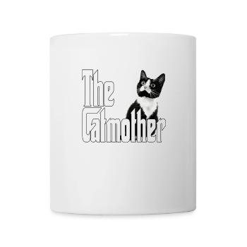 Chat Maman La Catmère Chat Folle Chat Mère Kitty Maman - Mug blanc - blanc - Devant