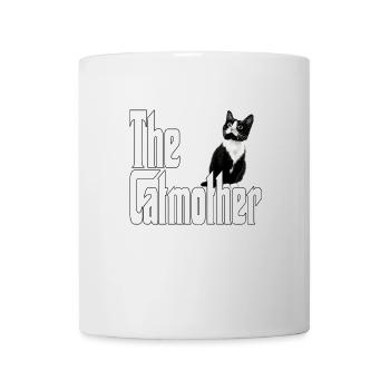 Chat Maman La Catmère Chat Folle Chat Mère Kitty Maman - Mug blanc - blanc - Devant