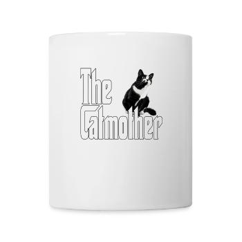 Chat Maman La Catmère Chat Folle Chat Mère Kitty Maman - Mug blanc - blanc - Devant