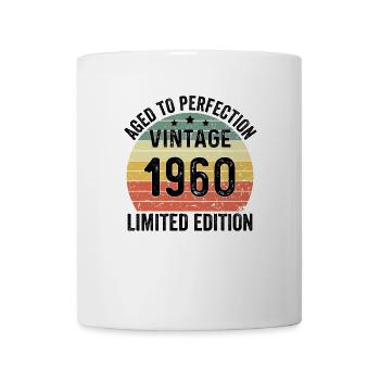 Vieilli à la perfection Vintage 1960 Édition limitée - Mug blanc - blanc - Devant