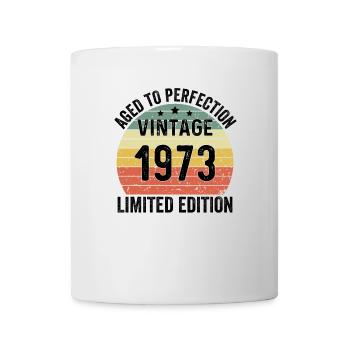 Vieilli à la perfection Vintage 1973 Édition limitée - Mug blanc - blanc - Devant