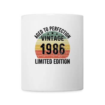 Aged To Perfection Vintage 1986 Limited Edition - Tasse - Weiß - Vorne