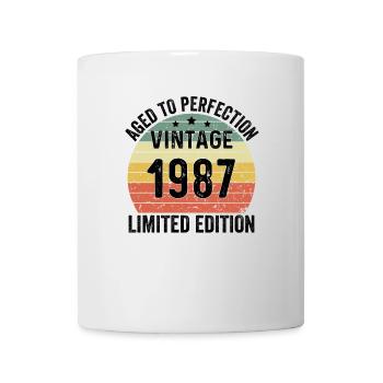 Aged To Perfection Vintage 1987 Limited Edition - Tasse - Weiß - Vorne