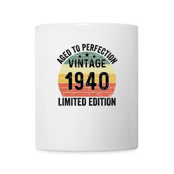 Aged To Perfection Vintage 1940 Limited Edition - Tasse - Weiß - Vorne