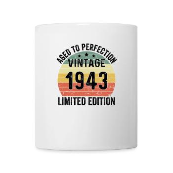 Aged To Perfection Vintage 1943 Limited Edition - Tasse - Weiß - Vorne