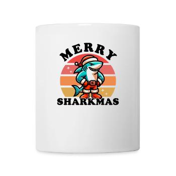 Merry Sharkmas - Noël - Mug blanc - blanc - Devant