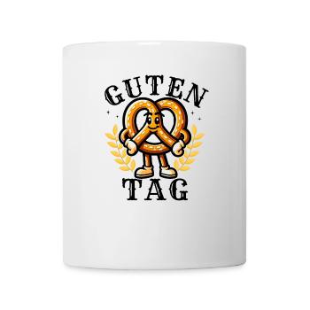 Guten Tag Brezel - Tasse - Weiß - Vorne