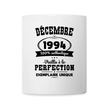 Anniversaire 30 ans - Décembre 1994 Perfection - Mug blanc - blanc - Devant