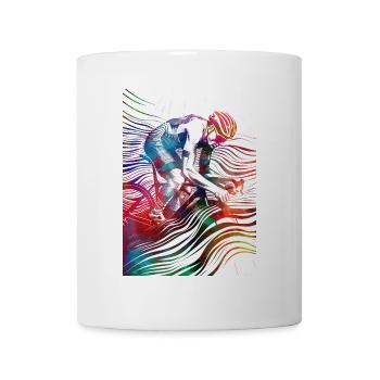 Radfahren Radsport Kunst #cycling - Tasse - Weiß - Vorne
