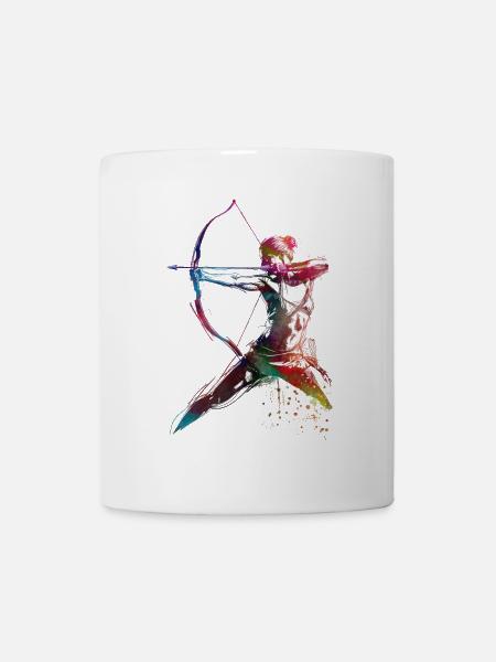 Art du tir à l’arc #archery - Mug blanc - blanc
