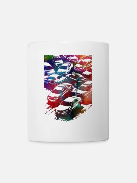 Autorennen #racing #sport - Tasse - Weiß