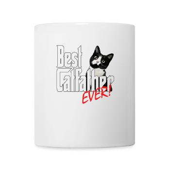 Chat Papa Meilleur Catfather Jamais Fou Chat Père Kitty - Mug blanc - blanc - Devant