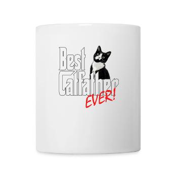 Chat Papa Meilleur Catfather Jamais Fou Chat Père Kitty - Mug blanc - blanc - Devant