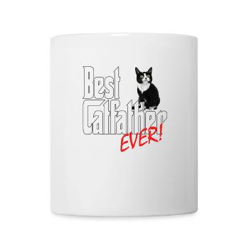 Chat Papa Meilleur Catfather Jamais Fou Chat Père Kitty - Mug blanc - blanc - Devant