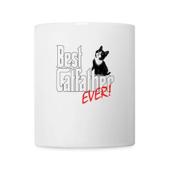 Chat Papa Meilleur Catfather Jamais Fou Chat Père Kitty - Mug blanc - blanc - Devant