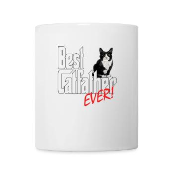 Chat Papa Meilleur Catfather Jamais Fou Chat Père Kitty - Mug blanc - blanc - Devant