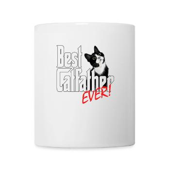 Chat Papa Meilleur Catfather Jamais Fou Chat Père Kitty - Mug blanc - blanc - Devant