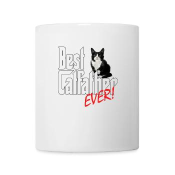 Chat Papa Meilleur Catfather Jamais Fou Chat Père Kitty - Mug blanc - blanc - Devant