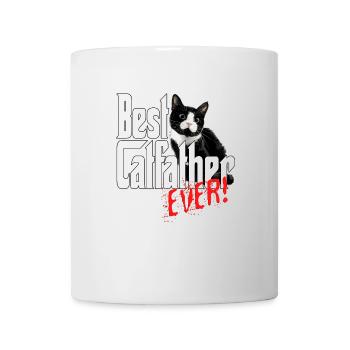 Chat Papa Meilleur Catfather Jamais Fou Chat Père Kitty - Mug blanc - blanc - Devant