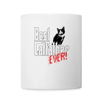 Chat Papa Meilleur Catfather Jamais Fou Chat Père Kitty - Mug blanc - blanc - Devant