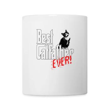 Chat Papa Meilleur Catfather Jamais Fou Chat Père Kitty - Mug blanc - blanc - Devant