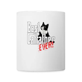 Chat Papa Meilleur Catfather Jamais Fou Chat Père Kitty - Mug blanc - blanc - Devant