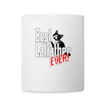 Chat Papa Meilleur Catfather Jamais Fou Chat Père Kitty - Mug blanc - blanc - Devant