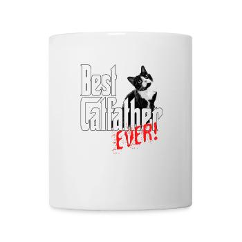 Chat Papa Meilleur Catfather Jamais Fou Chat Père Kitty - Mug blanc - blanc - Devant
