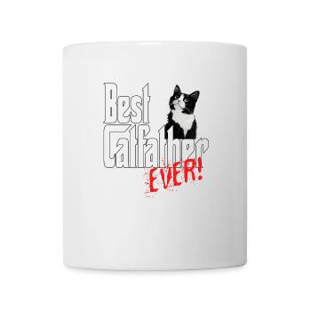 Chat Papa Meilleur Catfather Jamais Fou Chat Père Kitty - Mug blanc - blanc - Devant