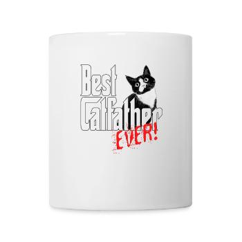 Chat Papa Meilleur Catfather Jamais Fou Chat Père Kitty - Mug blanc - blanc - Devant