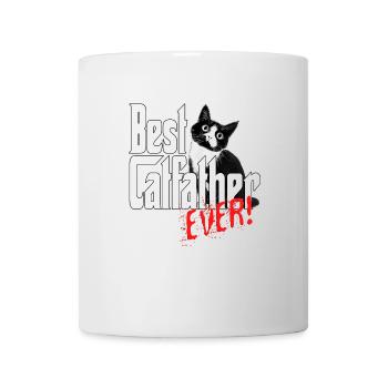 Chat Papa Meilleur Catfather Jamais Fou Chat Père Kitty - Mug blanc - blanc - Devant