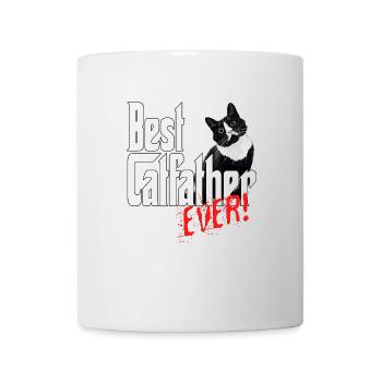 Chat Papa Meilleur Catfather Jamais Fou Chat Père Kitty - Mug blanc - blanc - Devant