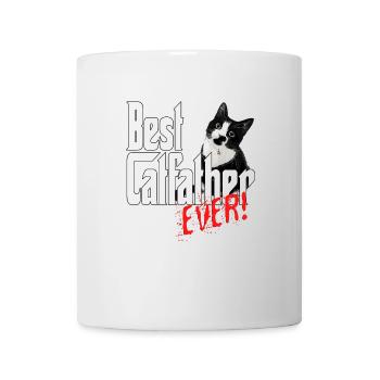 Chat Papa Meilleur Catfather Jamais Fou Chat Père Kitty - Mug blanc - blanc - Devant